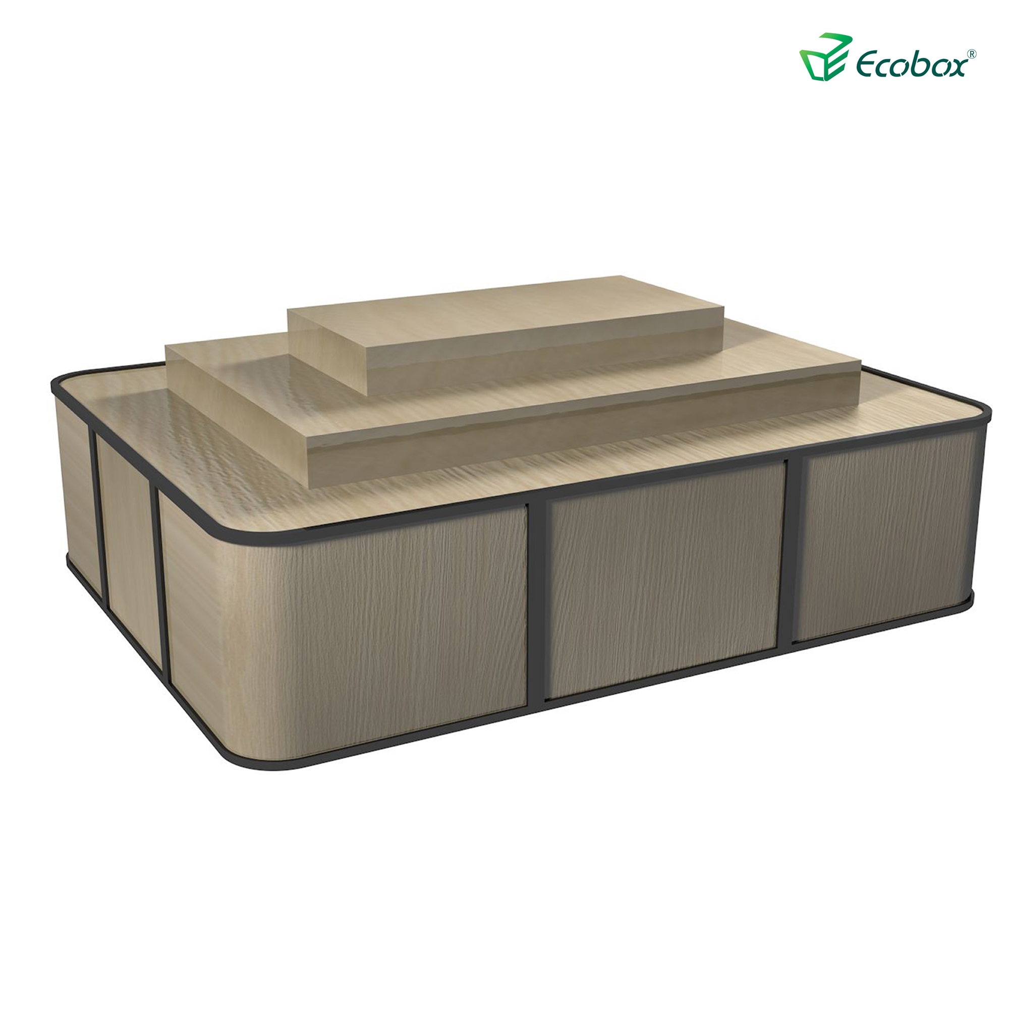 Estante de la serie Ecobox G004 con exhibidores de alimentos a granel de supermercado de contenedores a granel Ecobox