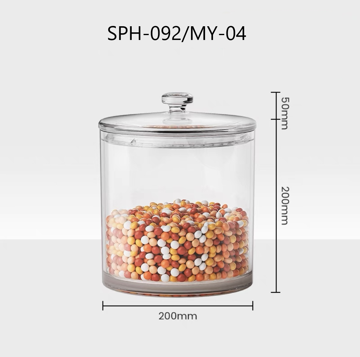 Ecobox SPH-092 Bidón Hermético para Frutos Secos Granel