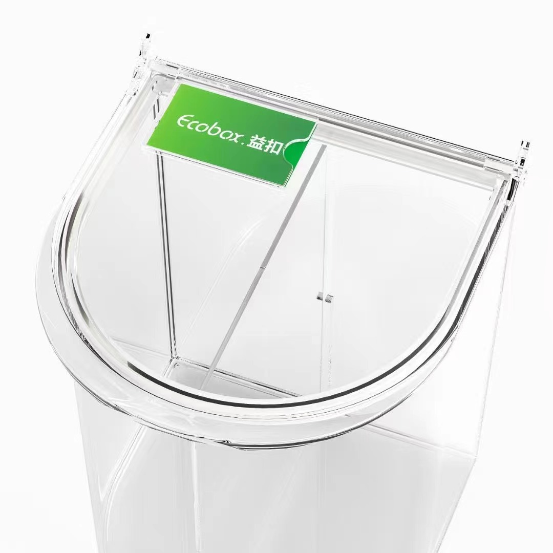 Ecobox SPH-059 Papelera apilable de supermercado para alimentos y dulces a granel