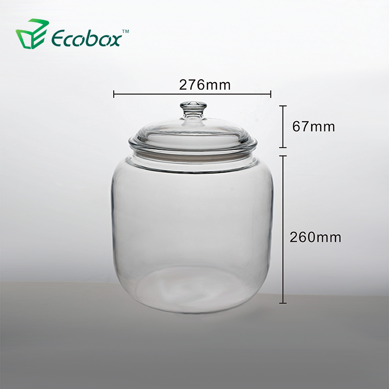 Ecobox SPH-FB250 contenedor hermético de tarro de cereales para alimentos a granel