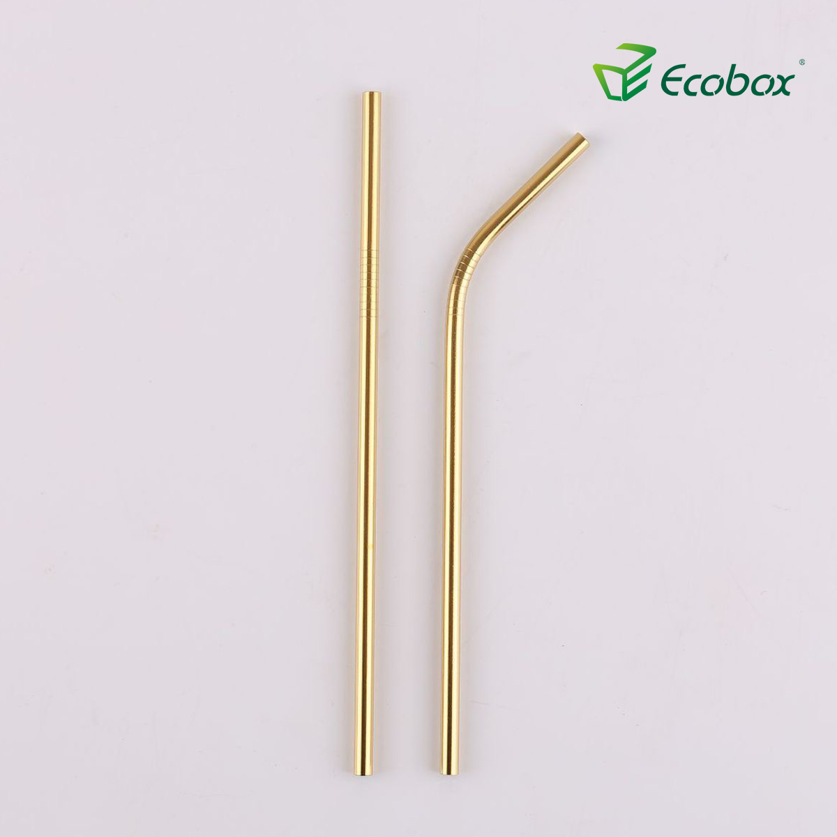 Ecobox Pajita Reutilizable Vaso de Acero Inoxidable 304 bebida leche para tiendas Zerowaste 