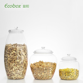 Ecobox SPH-XA350 recipiente hermético para cereales y alimentos a granel, contenedor para pescado, porcelana